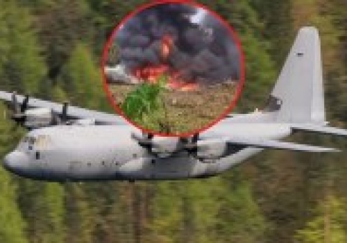 ​Katastrofa samolotu. Na pokładzie miało być 110 żołnierzy