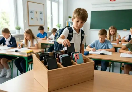 Koniec z telefonami w podstawówkach. Projekt ustawy trafił do wykazu prac rządu