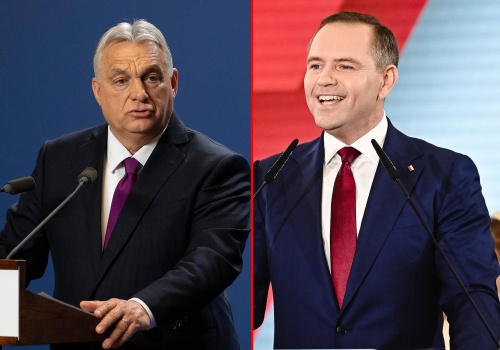 Karol Nawrocki u Viktora Orbana. Gorąca dyskusja po wizycie na Węgrzech. Wymowne zdj…