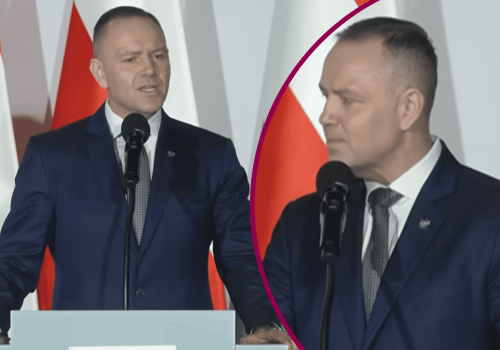 Nawrocki ruszył na dziennikarza. Zgromadzeni aż zamarli. 