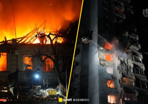 Niespokojna noc w Ukrainie. Rosjanie atakują Zaporoże