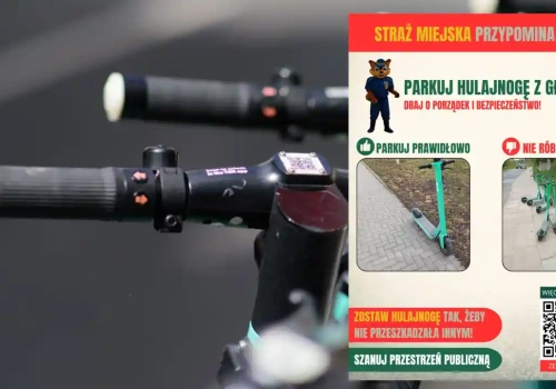 Mandat za hulajnogę? Olsztyńska Straż Miejska ostrzega: Koniec z parkingową samowolką