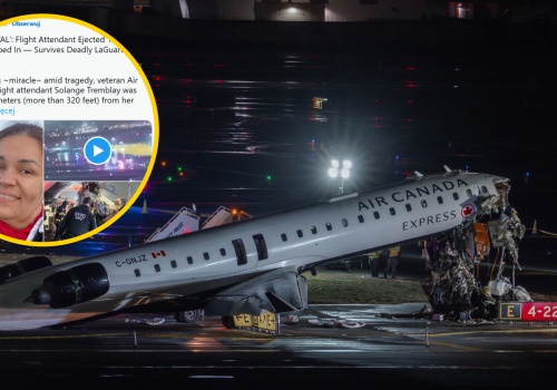 Stewardesa cudem przeżyła katastrofę Air Canada. Ekspert wskazuje, co ją uratowało