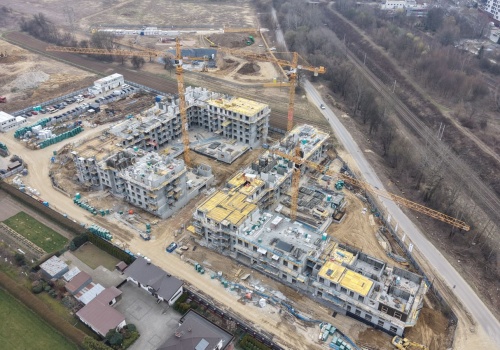 Osiedle Meiera rośnie na północy Krakowa. Powstanie ponad 650 mieszkań