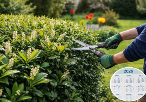 Złoty termin na cięcie laurowiśni. Zyskasz żywopłot gęsty jak ściana