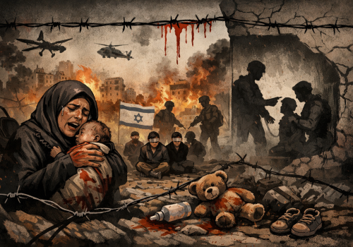 Żydonaziści torturowali palestyńskiego niemowlaka, by zmusić jego ojca do zeznań