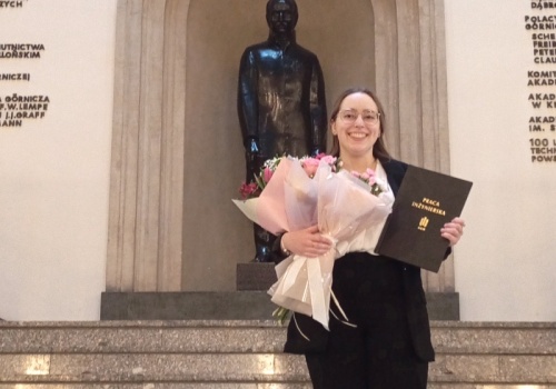 Studentka geodezji z AGH ze stypendium ministra