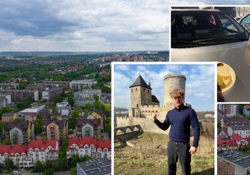 Przyjechał do Sosnowca i spróbował polskiego dania. 