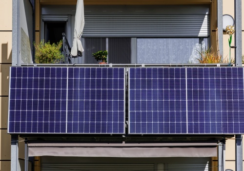 Panele słoneczne na balkon wkrótce dostępne w sklepach