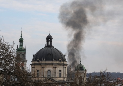 Atak rosyjskiego drona na centrum Lwowa. Polska poderwała myśliwce