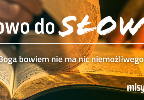 słowo do Słowa, 25 marca 2026