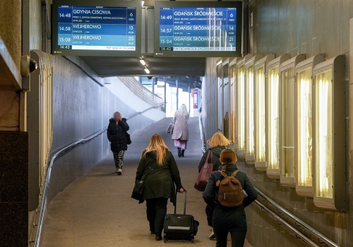 Zmiany na peronie SKM na stacji Gdynia Główna. Pochylnia zostanie zamknięta do odwołania