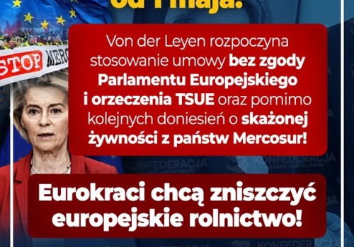 UWAGA! Mercosur wejdzie w życie już 1 maja!