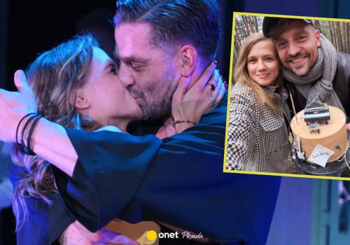 Marcin Rogacewicz świętuje urodziny. Na torcie pojawiła się tajemnicza karteczka