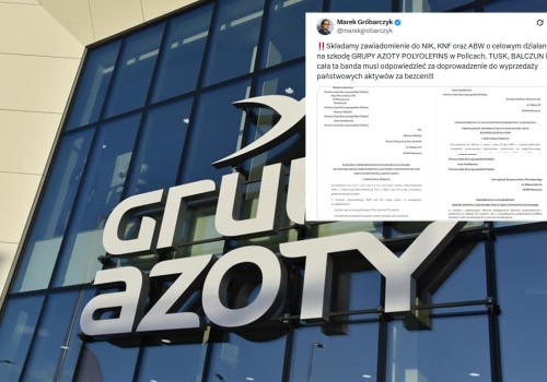 Działanie na szkodę Grupy Azoty? Gróbarczyk zapowiada działania