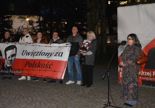Białystok upomniał się o Andrzeja Poczobuta w piątą rocznicę jego uwięzienia