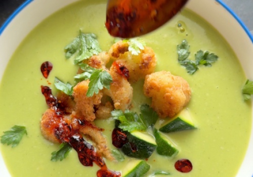 Wiosenna zupka z groszku