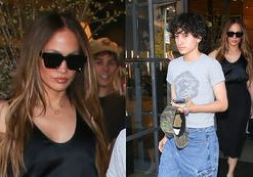 Wystrojona Jennifer Lopez maszeruje na lunch z niebinarnym dzieckiem. Emme ma już 18 lat! (FOTO)