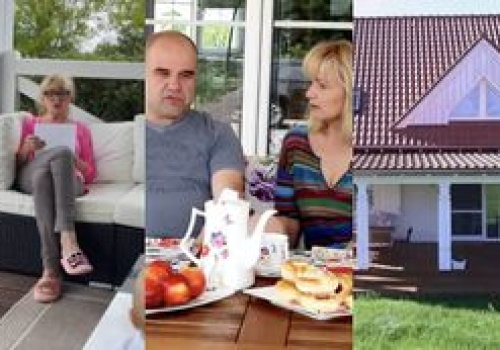 Katarzyna i Cezary Żakowie mieszkają w bajkowej scenerii. Ich mazurska willa zachwyca w każdym calu