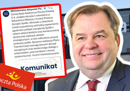 Prezes Poczty Polskiej odwołany, reakcje są ostre. 