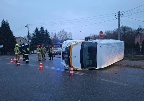 Nie ustąpił pierwszeństwa. Ranni trafili do szpitala