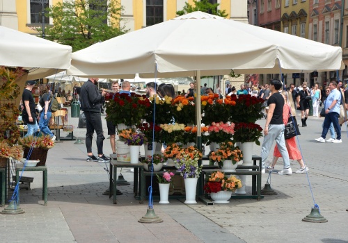 „Turyści nie kupują kwiatów”. Co dalej z krakowskimi kwiaciarkami?