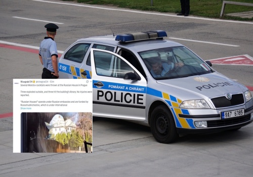 Rosyjska placówka w Czechach zaatakowana koktajlami Mołotowa!