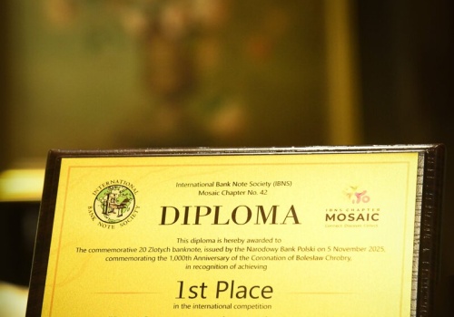 Sukces NBP. Polski projekt najlepszym banknotem okolicznościowym w 2025 roku