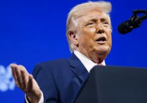 Trump zaskoczył podczas wystąpienia. 