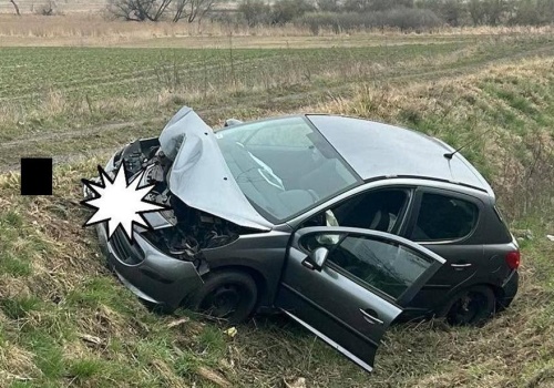 Wypadek w Gaju Wielkim, poszkodowana przewieziona do szpitala