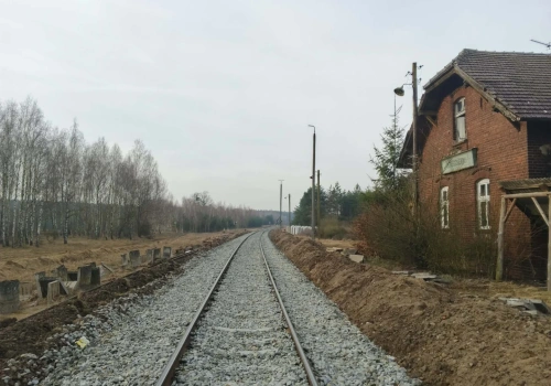 Linia do Kcyni w dużej mierze już gotowa. Pracy wymagają jedynie okolice kcyńskiego dworca