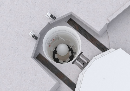 Budowa prototypowego silosu międzykontynentalnego pocisku balistycznego Sentinel