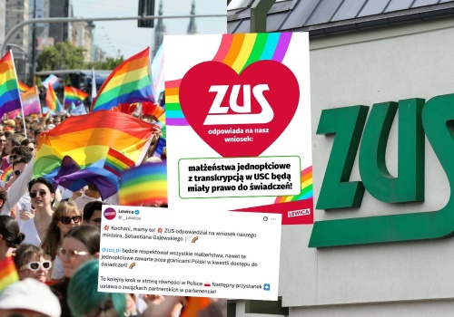 ZUS zapewnia, że po wyroku NSA jednopłciowe małżeństwa będą traktowane na równi z innymi