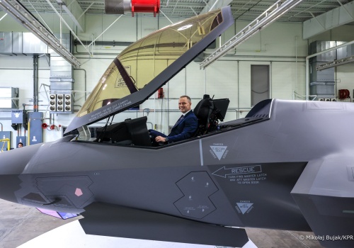 Prezydent Karol Nawrocki w zakładach produkcyjnych samolotów F-35