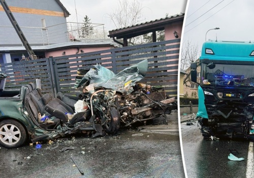 Nie żyje młoda kobieta i dwóch mężczyzn. Tragedia na śliskiej drodze w Wilkowie Wielkim