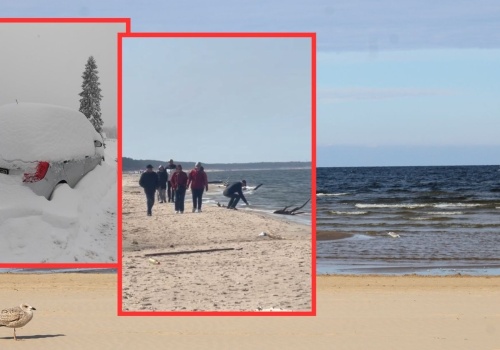 W ten sam weekend wiosenna aura w Stegnie i sroga zima w Tatrach