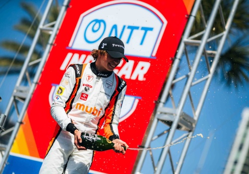 Indy NXT: Tymek Kucharczyk znów na podium!