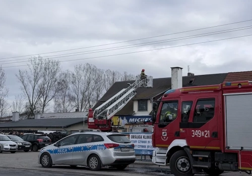 Pożar w zakładzie wulkanizacyjnym przy ulicy Cieplickiej