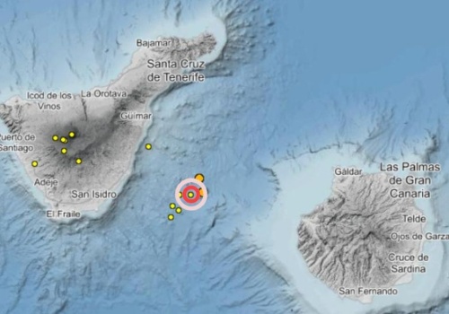Seria wstrząsów sejsmicznych u wybrzeży Teneryfy i Gran Canarii