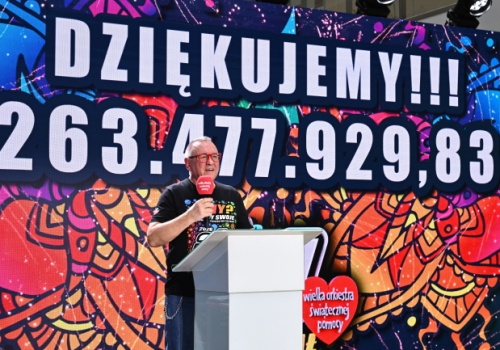 Ostateczny wynik 34. Finału Wielkiej Orkiestry Świątecznej Pomocy to ponad 263 mln 477 tys. zł
