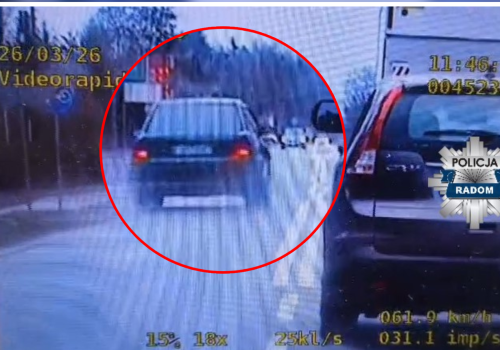 1000 zł mandatu za wyprzedzanie na skrzyżowaniu