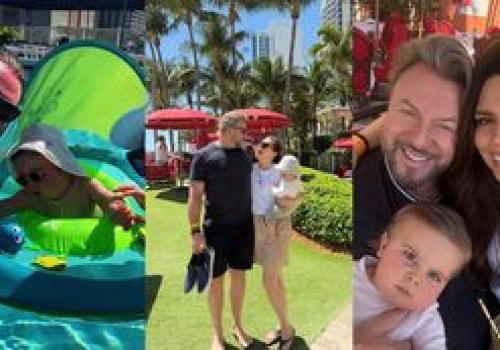 55-letni Michał Milowicz relacjonuje wypad do Miami Z MŁODSZĄ O 13 LAT ukochaną i synkiem (ZDJĘCIA)