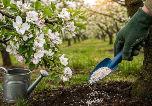 Sypiesz to wiosną pod drzewami? Jeśli nie, zbierasz 3x mniej owoców