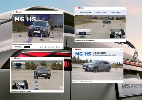 Hybrydowe MG HS sprawdzone w teście łosia. Wynik może zaskoczyć