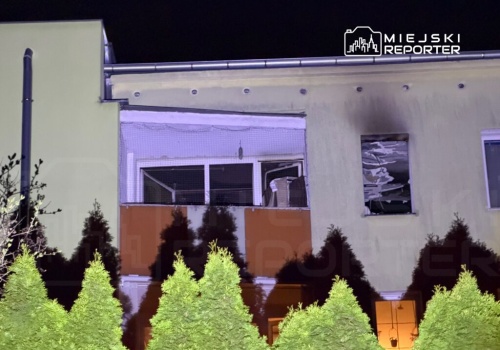 Pożar mieszkania na Bemowie. Strażacy reanimowali psa i kota. Jednego ze zwierząt nie udało się uratować