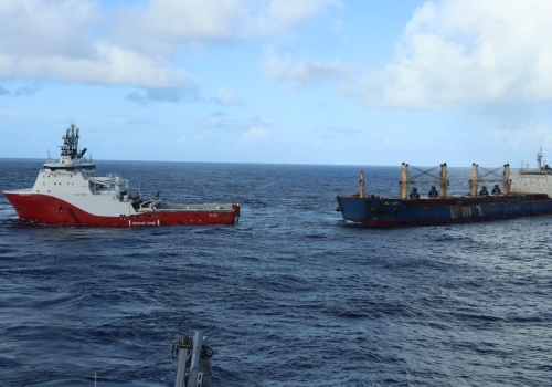 Było groźnie. Masowiec dryfował bez załogi po Morzu Północnym