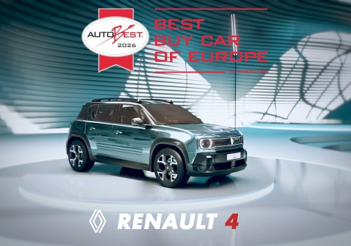 Renault 4 zdobywa tytuł Best Buy Car of Europe i pokazuje nowy trend