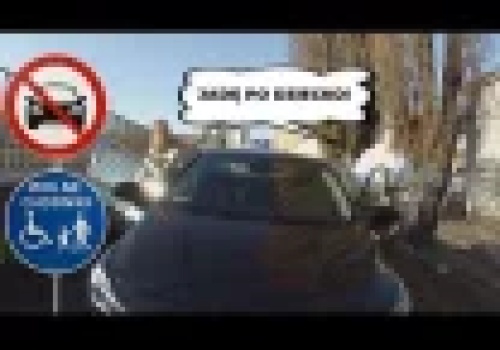 Kolejny cwaniak jeżdzący tam gdzie nie powinien