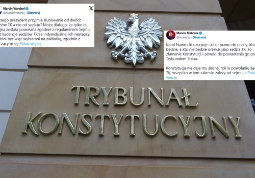 Prezydent przyjmie ślubowanie od 2 sędziów TK? Warchoł wyjaśnia
