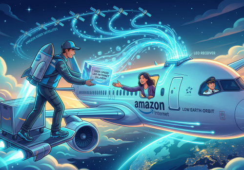 Amazon dostarczy internet dla lotniczego giganta. Świat leci ku darmowemu Wi-Fi – a LOT wybrał własną drogę